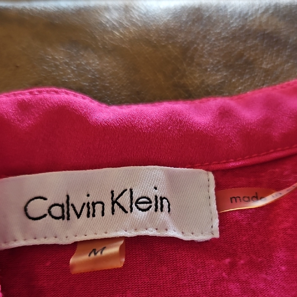 Calvin Klein Vibrant Pink Blouse